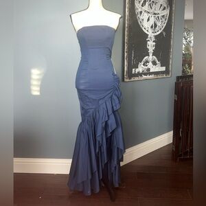 Babyboo Navy Blue Prom Dresss